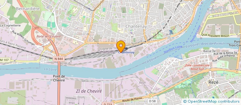 localisation de l'entreprise LEROUX ET LOTZ NORMANDIE à NANTES
