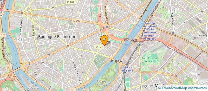 localisation de l'entreprise LEROUX FRANCOIS LEROUX JACQUES ROCHE ANN à BOULOGNE-BILLANCOURT