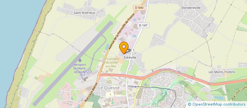 localisation de l'entreprise LEROUX PF  OCTEVILLE-SUR-MER