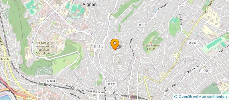 localisation de l'entreprise LEROUX ROLLAND VAUDEQUIN  MONT-SAINT-AIGNAN