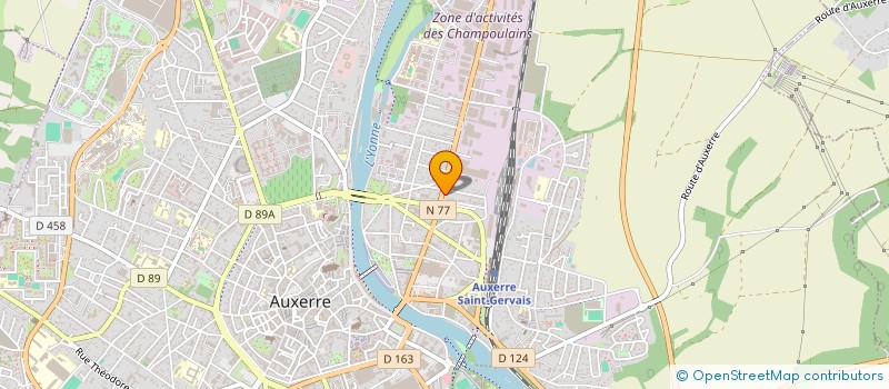 localisation de l'entreprise LEROUX TRANSACTIONS AUTOMOBILES à AUXERRE