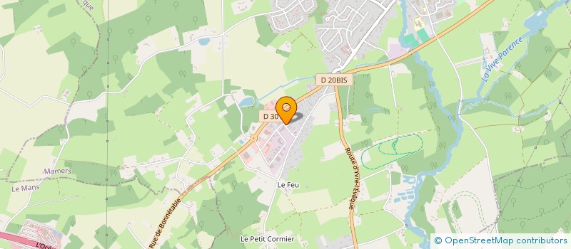 localisation de l'entreprise LEROUX TRAVAUX DU BATIMENT  SAVIGNE-L'EVEQUE