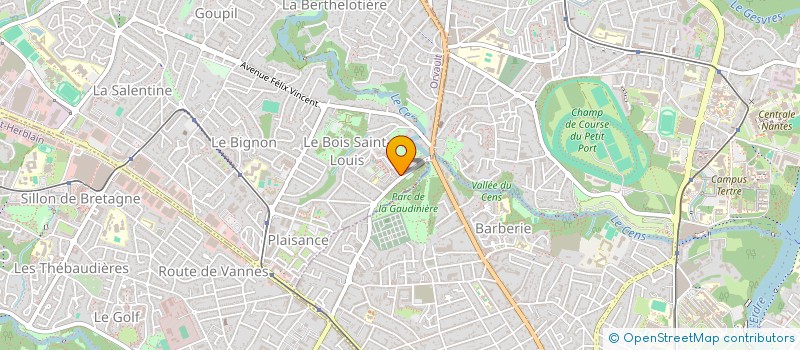 localisation de l'entreprise LEROUX VERKINDER INDIVISION à ORVAULT