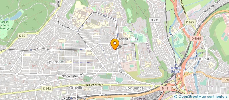 localisation de l'entreprise LEROY  LE HAVRE