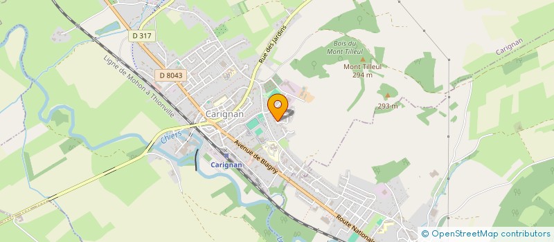 localisation de l'entreprise LEROY  CARIGNAN