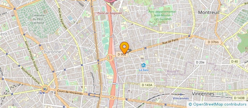 localisation de l'entreprise LEROY à MONTREUIL