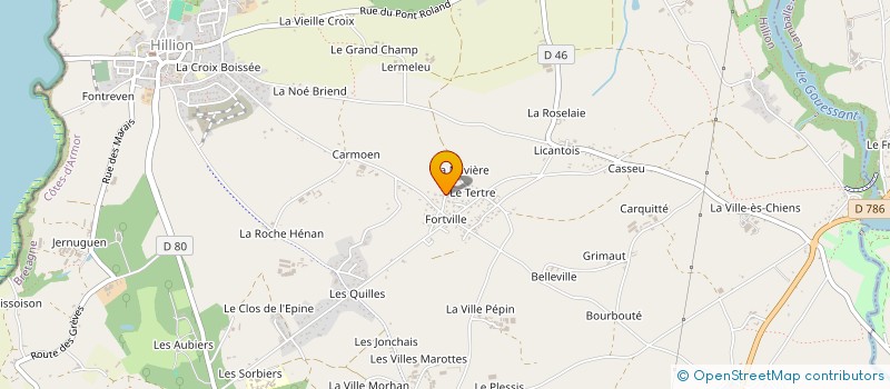 localisation de l'entreprise LEROY  HILLION