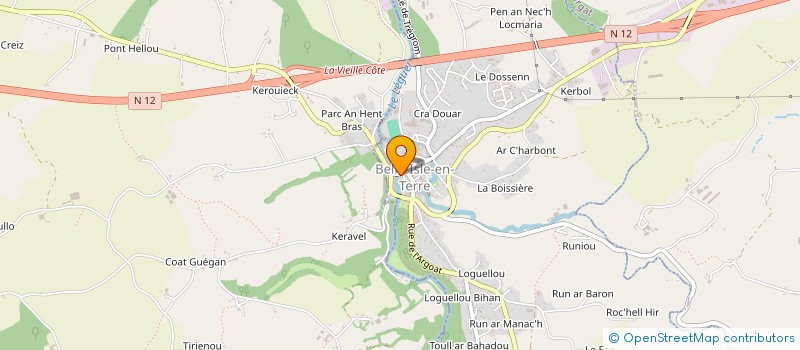 localisation de l'entreprise LEROY  BELLE-ISLE-EN-TERRE