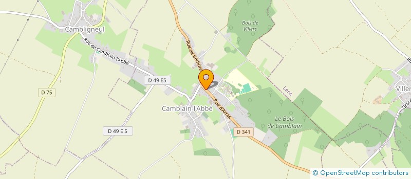 localisation de l'entreprise LEROY  HERMAVILLE