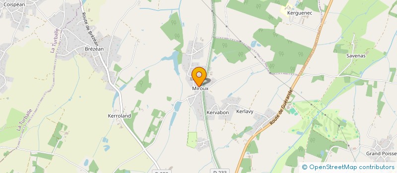 localisation de l'entreprise LEROY  GUERANDE