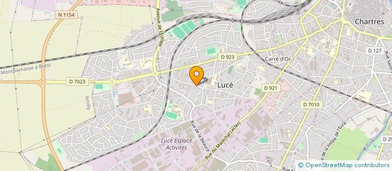 localisation de l'entreprise LEROY & ALBENY  LUISANT