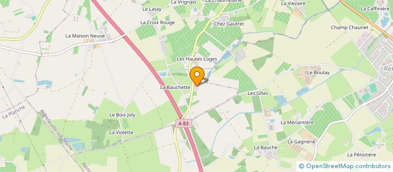 localisation de l'entreprise LEROY BPS  LA PLANCHE