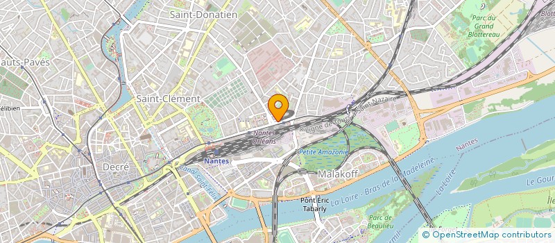 localisation de l'entreprise LEROY CARRELAGE à NANTES