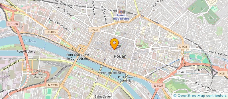 localisation de l'entreprise LEROY CHAUSSEUR à ROUEN