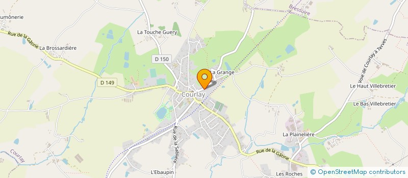 localisation de l'entreprise LEROY CHRISTOPHE  COURLAY