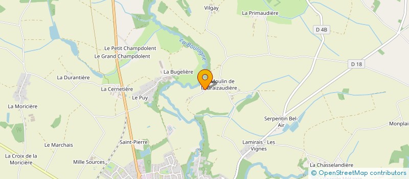 localisation de l'entreprise LEROY CONCEPTION MACONNERIE à LES LUCS-SUR-BOULOGNE