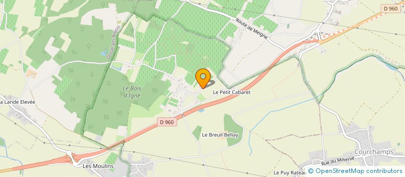 localisation de l'entreprise LEROY-DOMAINE DU BOURNEAU  CIZAY-LA-MADELEINE