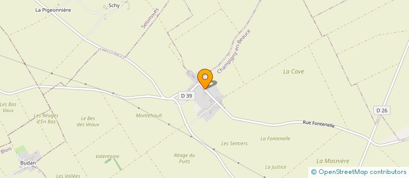 localisation de l'entreprise LEROY ELAGAGE  CHAMPIGNY-EN-BEAUCE