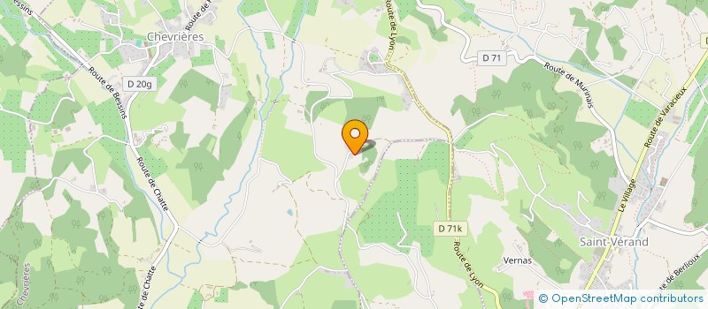 localisation de l'entreprise LEROY ENTREPRISE  CHEVRIERES