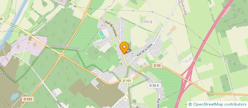 localisation de l'entreprise LEROY-FOULON  VICQ