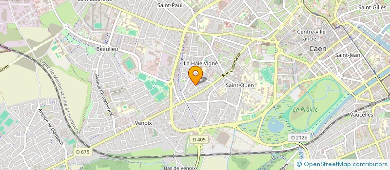 localisation de l'entreprise LEROY IMMO à CAEN