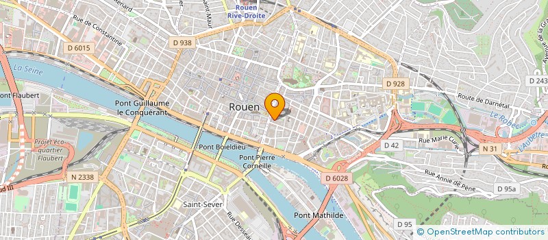 localisation de l'entreprise LEROY IMMOBILIER à ROUEN