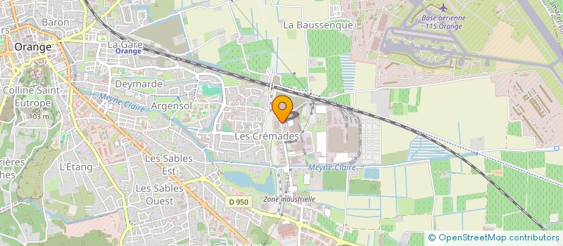 localisation de l'entreprise LEROY INVEST  LES ANGLES