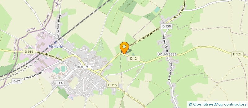 localisation de l'entreprise LEROY INVESTISSEMENTS  BOUVRESSE