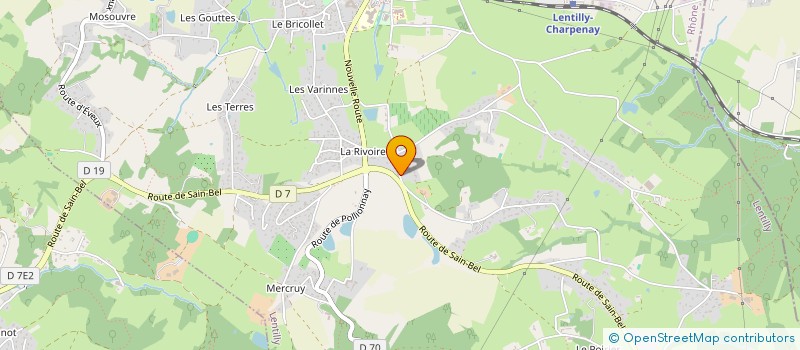 localisation de l'entreprise LEROY JCG  LENTILLY