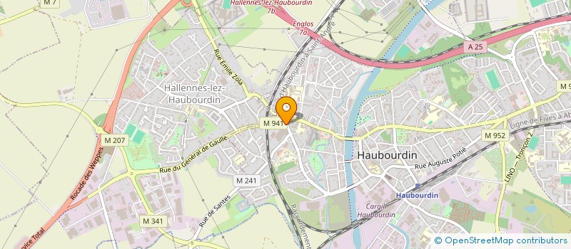 localisation de l'entreprise LEROY MACQUART  HAUBOURDIN