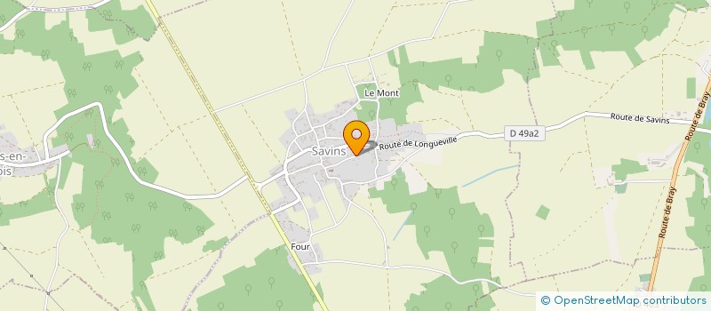 localisation de l'entreprise LEROY PATRIMOINE  SAVINS