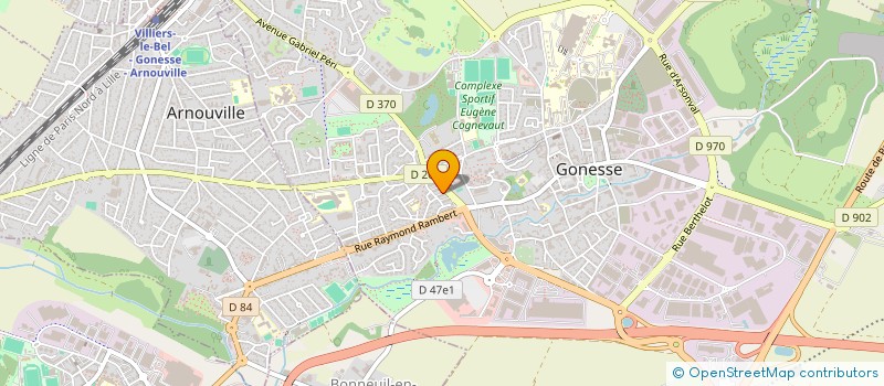 localisation de l'entreprise LEROY RENOV à GONESSE