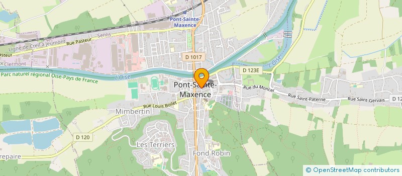 localisation de l'entreprise LEROY VANDEKERCHOVE  PONT-SAINTE-MAXENCE