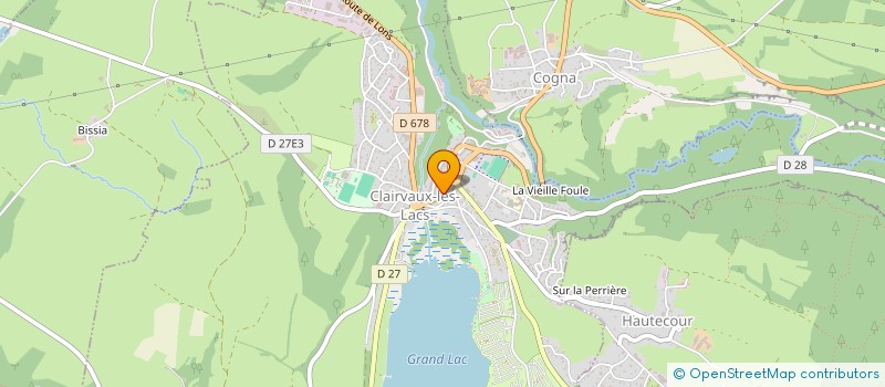 localisation de l'entreprise LEROY VINS ET SPIRITUEUX  PONT-DE-POITTE