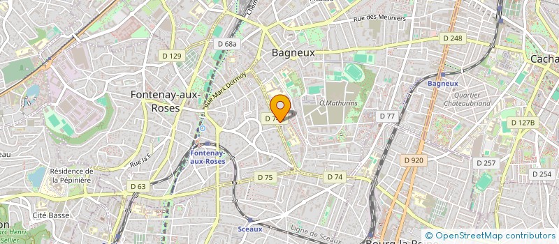 localisation de l'entreprise LEROYER IMMOBILIER à BAGNEUX