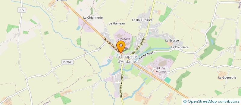localisation de l'entreprise LEROYER SAVARY BLANCHARD à RIVES D'ANDAINE
