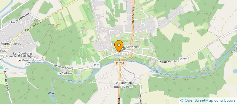 localisation de l'entreprise LEROYTECH FROID  LES MONTILS