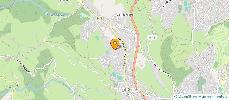 localisation de l'entreprise LERPT DU CONSEIL à SAINT-GENEST-LERPT