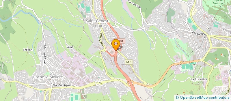 localisation de l'entreprise LERPTIENNE  SAINT GENEST LERPT