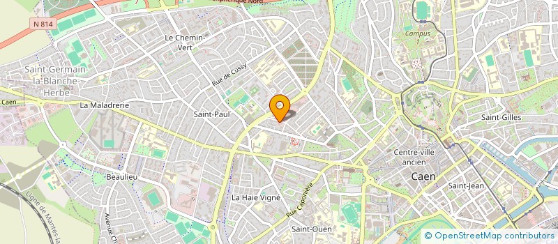 localisation de l'entreprise LERY  CAEN