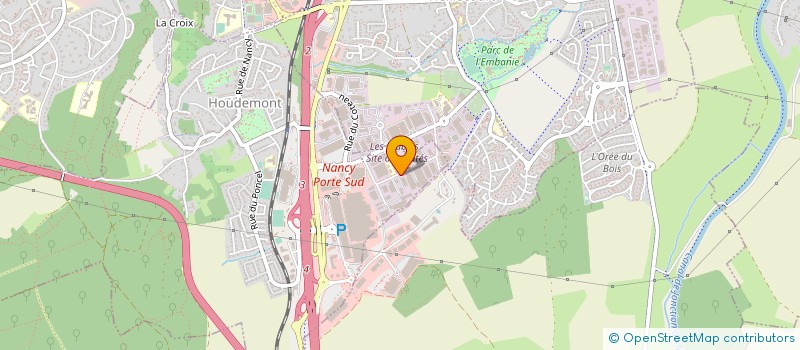 localisation de l'entreprise LERY BOUVIER  HOUDEMONT