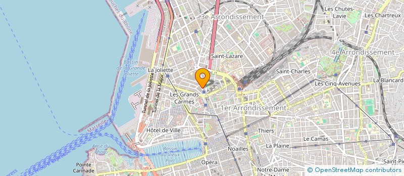 localisation de l'entreprise LES 03 HORLOGES à MARSEILLE