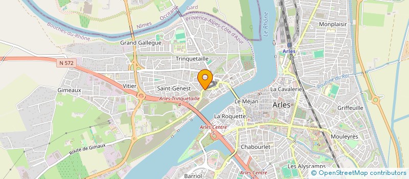localisation de l'entreprise LES 10 KMS D ARLES à ARLES