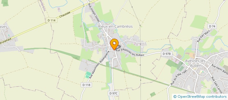 localisation de l'entreprise LES 10 MICHEL(LE)S  RIEUX-EN-CAMBRESIS