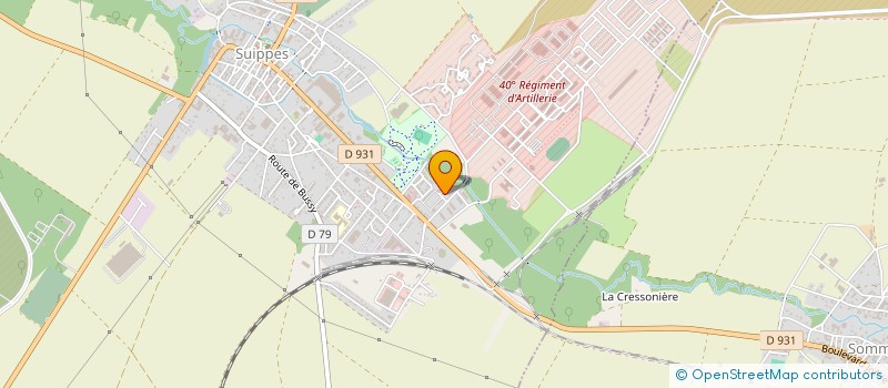 localisation de l'entreprise LES 100 CLUB FIX  SUIPPES