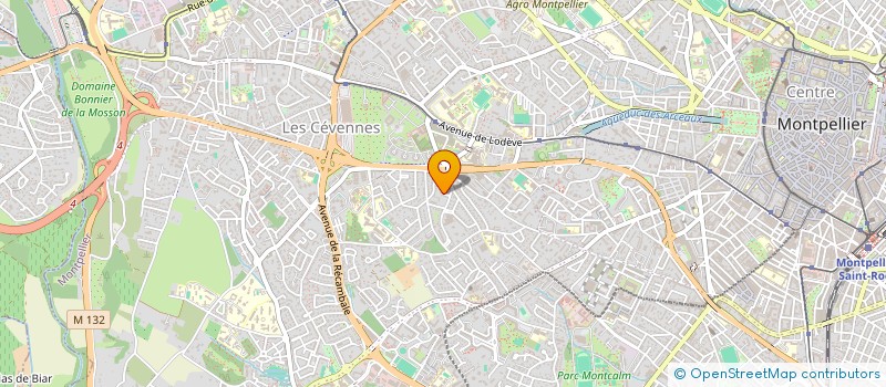 localisation de l'entreprise LES 100 PAS à MONTPELLIER