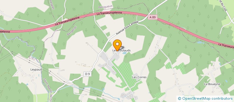 localisation de l'entreprise LES 100 POILS ET 100 PLUMES  SAINT-MARTIN-DE-GURSON