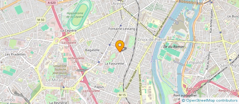 localisation de l'entreprise LES 1000 ET 1 AIGUILLES à TOULOUSE