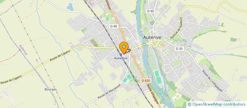 localisation de l'entreprise LES 1000 ET 1 DELICES  AUTERIVE