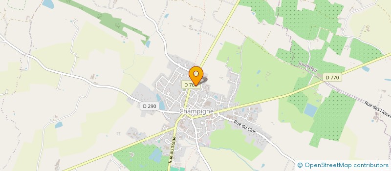 localisation de l'entreprise LES 1000 FEUX à LES HAUTS-D'ANJOU